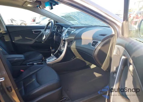 2012 Hyundai Elantra Limited из США, поврежденный, VIN 5NPDH4AE9CH100603